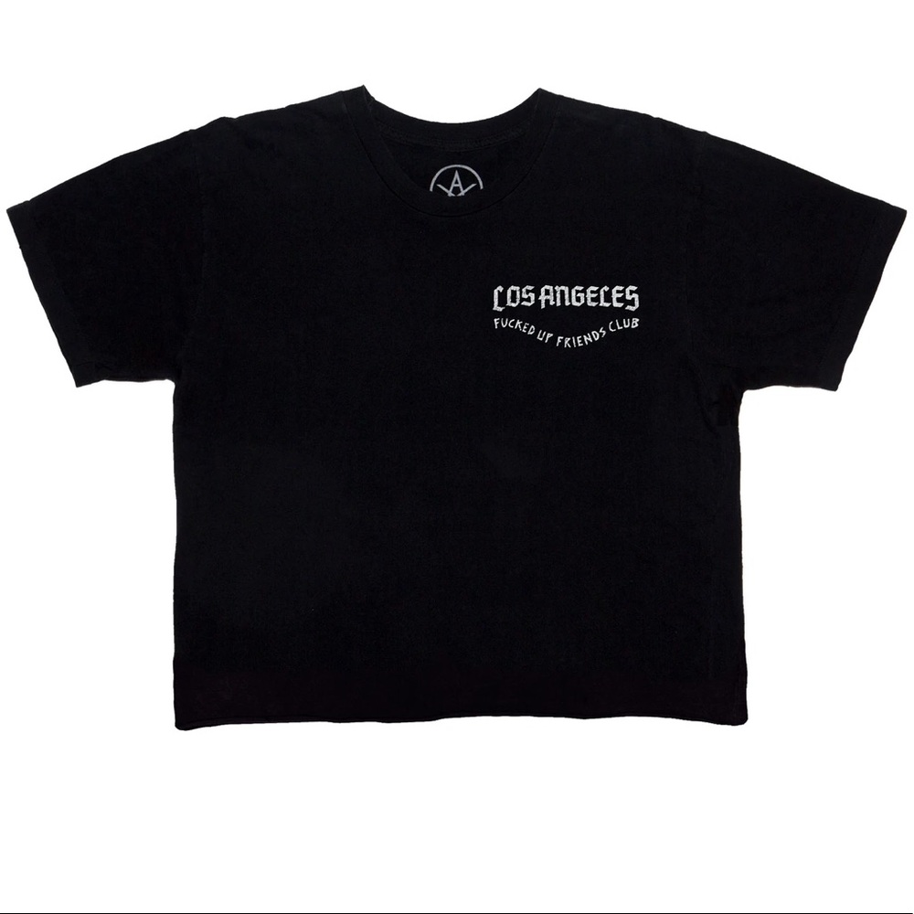 New Local Authority LA CREST CROP TEE small